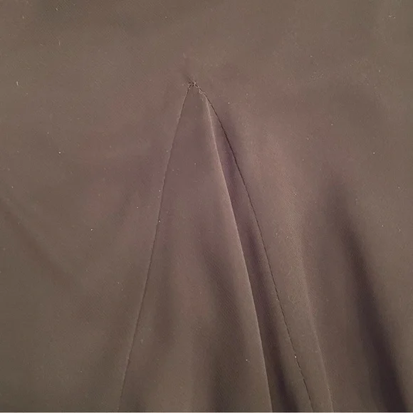 ALex Evening Black Chiffon Maxi Skirt with Handkerchief Hemline Women’s Size 1X - Picture 5 of 9